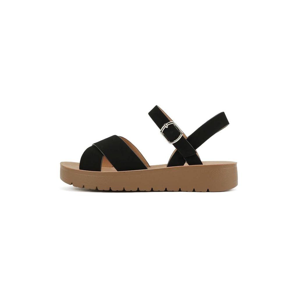 Elegant Women’s Criss Cross Platform Sandals