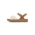 Fashionable Criss Cross Flatform Strap Sandals