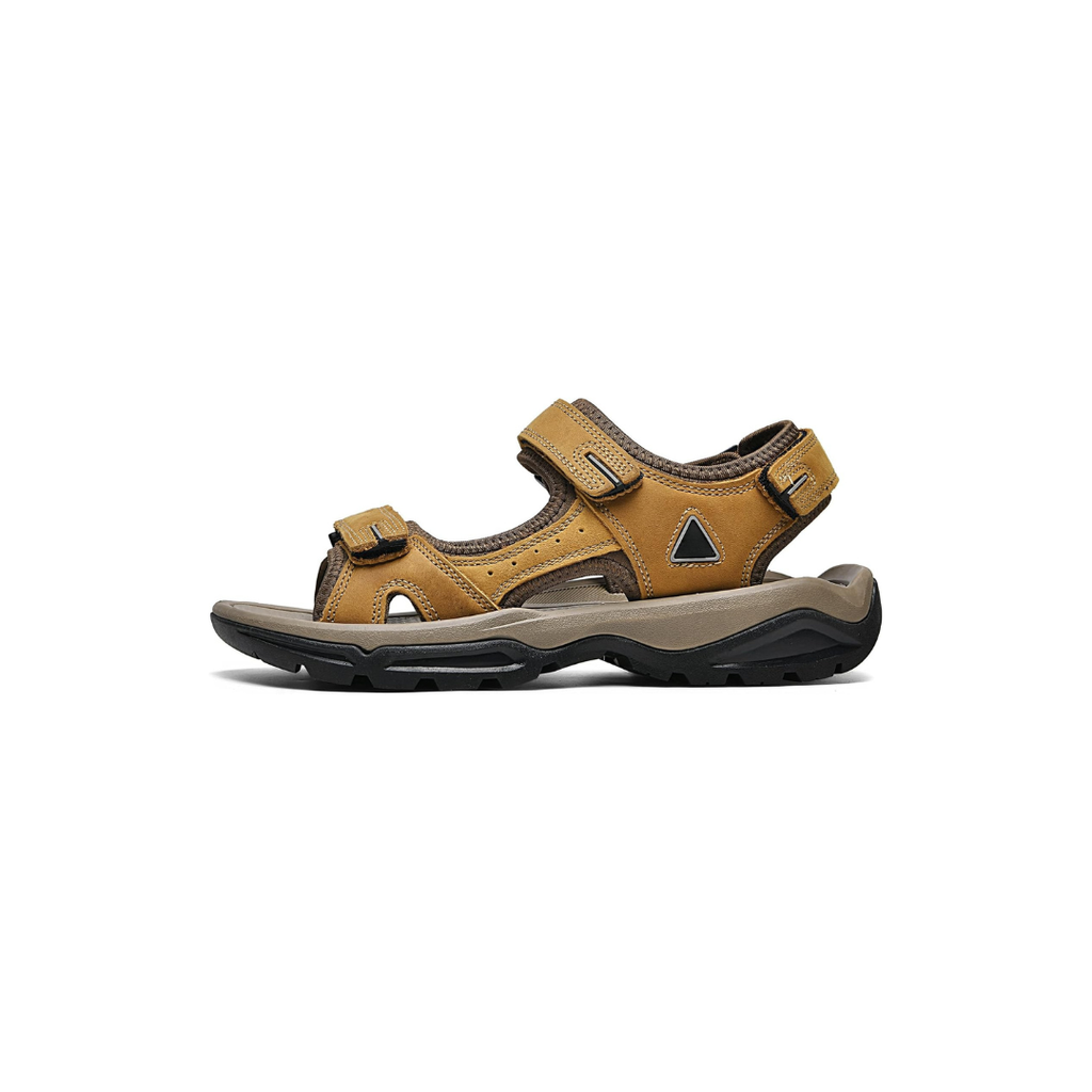 Rugged Leather Outdoor Hiking Support Sandals