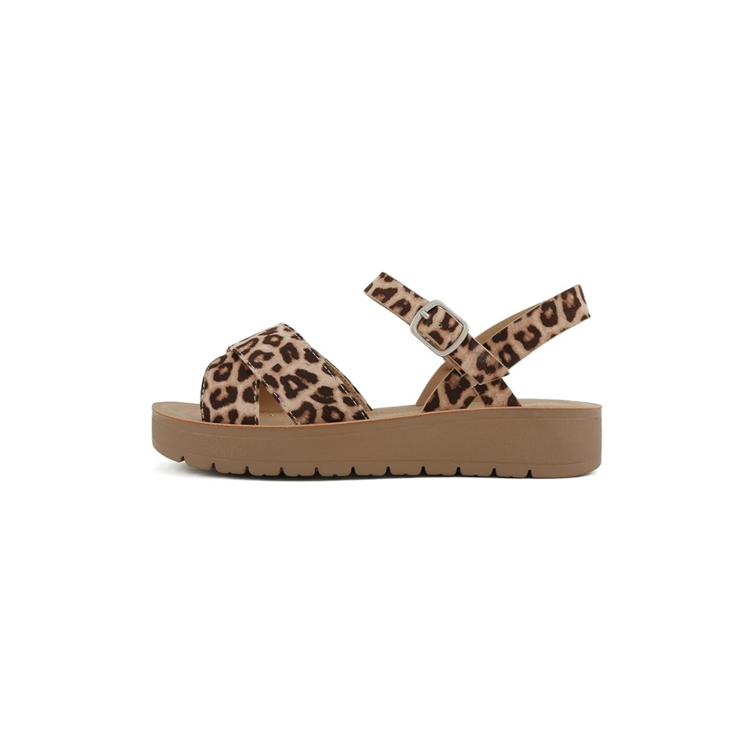 Stylish Flat Platform Strap Sandals