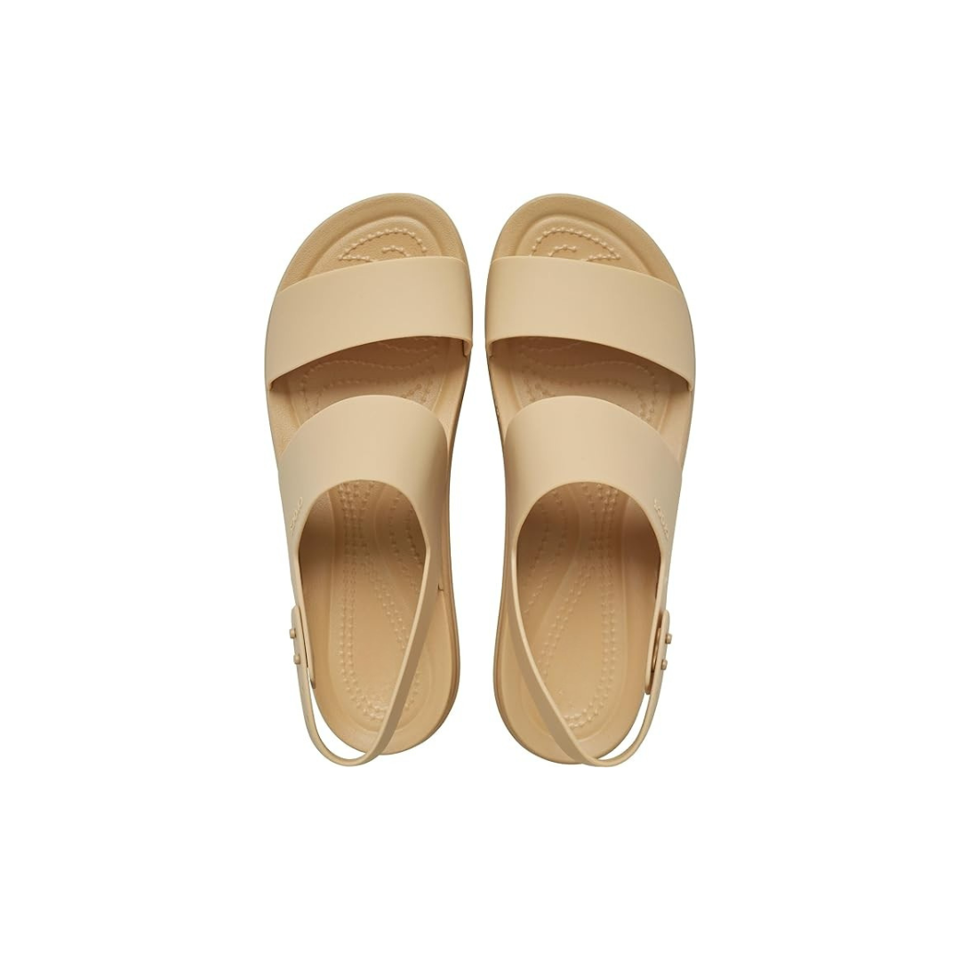 Elegant Comfort Low Wedge Platform Sandals