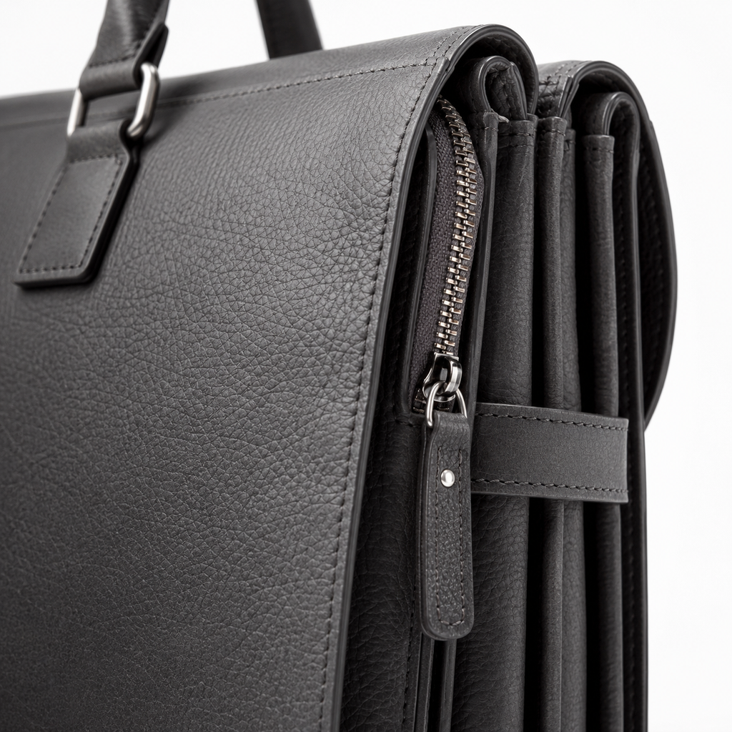 boneroshop laptop bag with detachable shoulder strap.