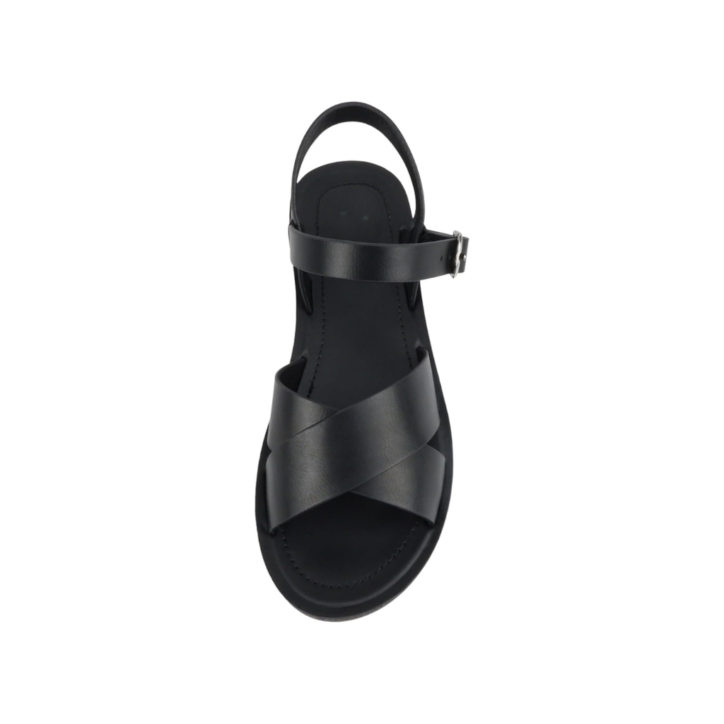 Stylish Criss Cross Flatform Strap Sandals