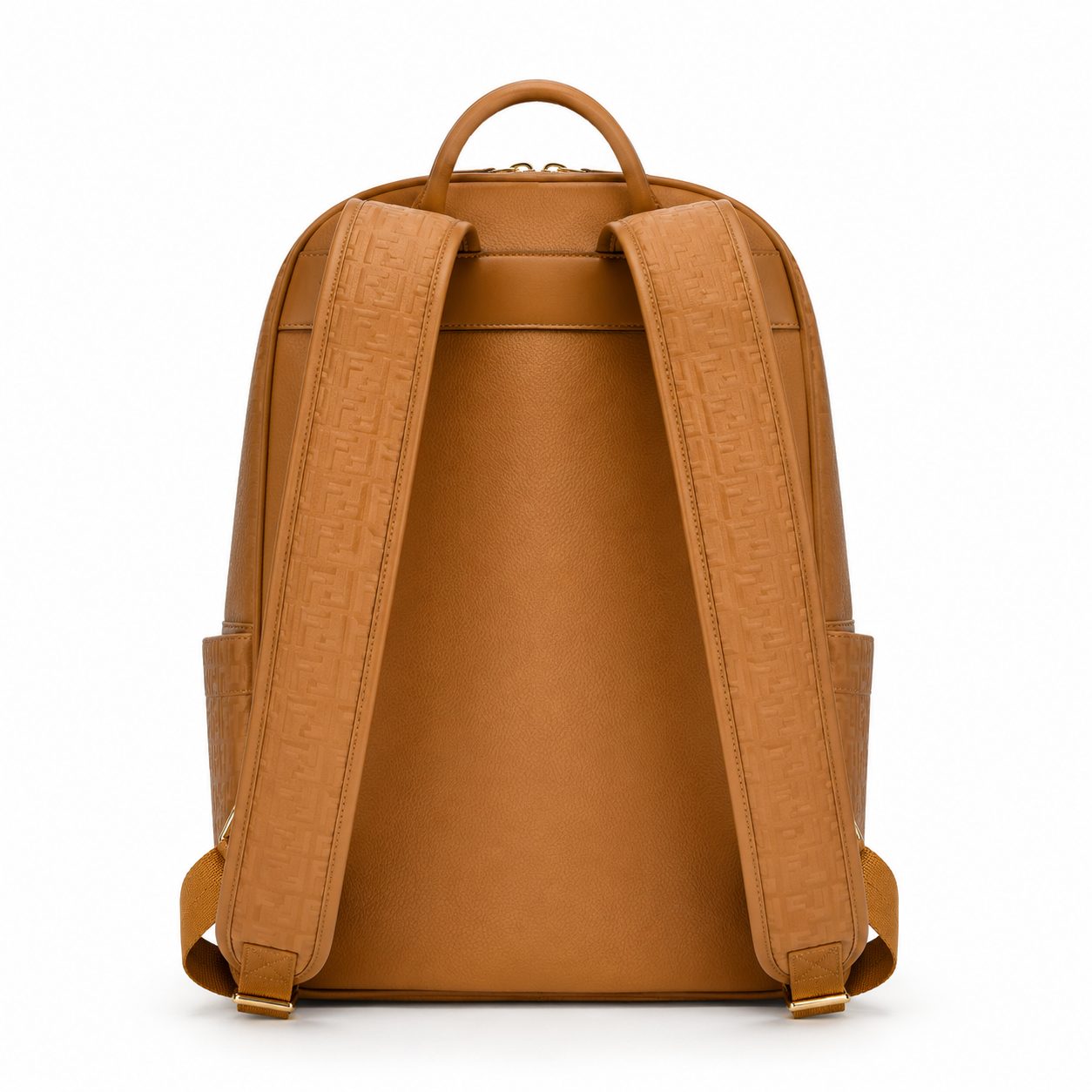 Detailed embossed design on boneroshop leather backpack