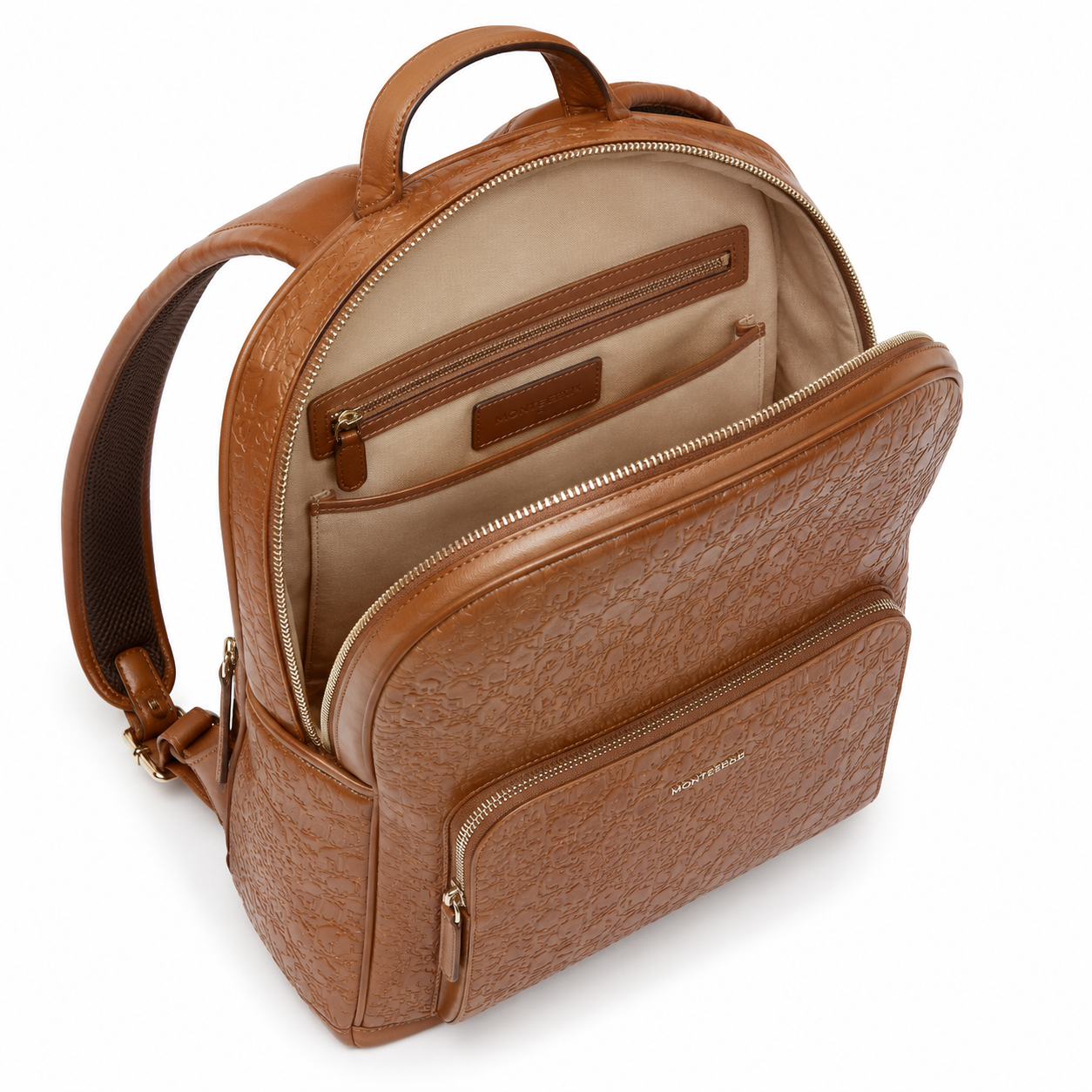 Adjustable shoulder straps on boneroshop leather backpack