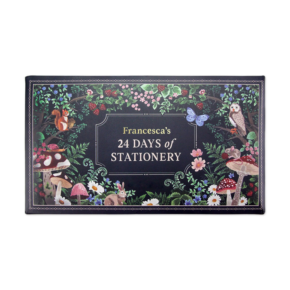 JollyJournals™ - Advent Calendar with Stationery 24 Surprises