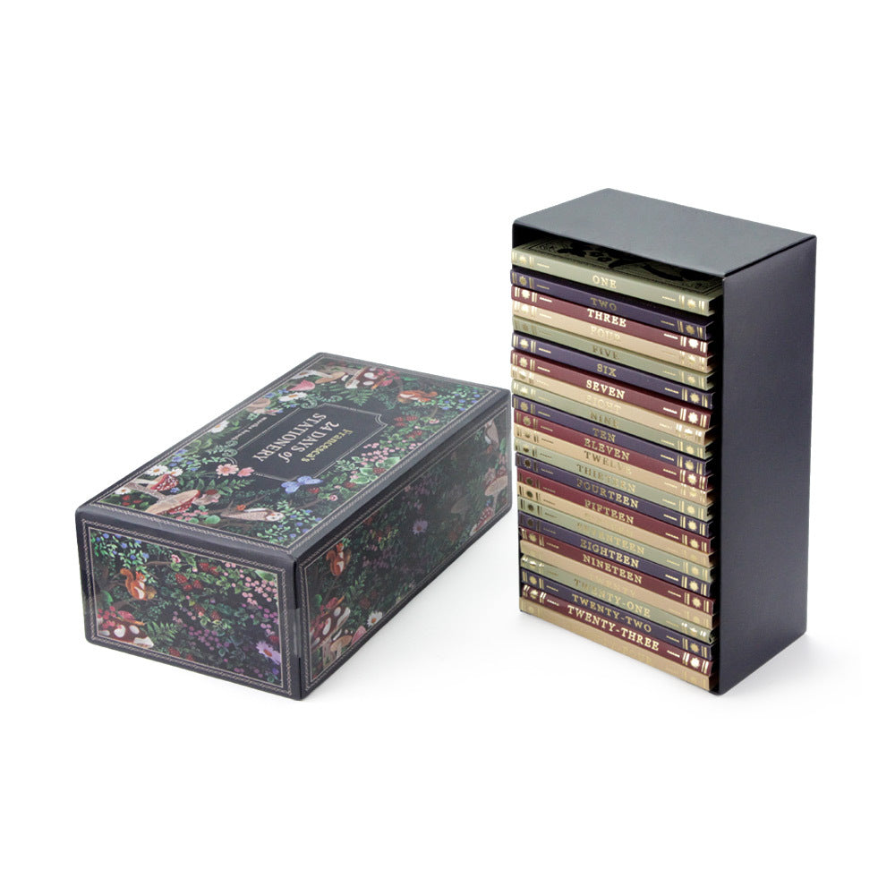 JollyJournals™ - Advent Calendar with Stationery 24 Surprises