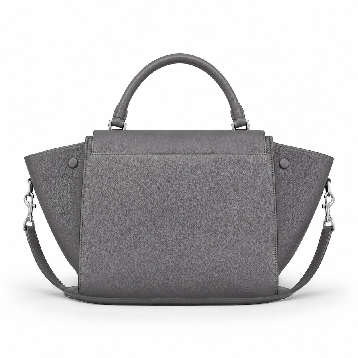 Interior view of the handbag with spacious compartments.