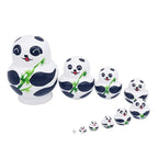 10-Piece Wooden Russian Matryoshka Nesting Doll Set – Cultural Décor & Gift