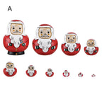 10-Piece Wooden Russian Matryoshka Nesting Doll Set – Cultural Décor & Gift