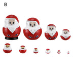 10-Piece Wooden Russian Matryoshka Nesting Doll Set – Cultural Décor & Gift