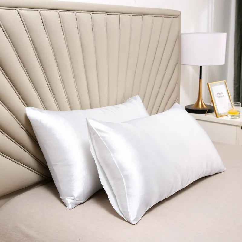 100% Mulberry Silk Pillowcase – Gentle on Skin & Hair