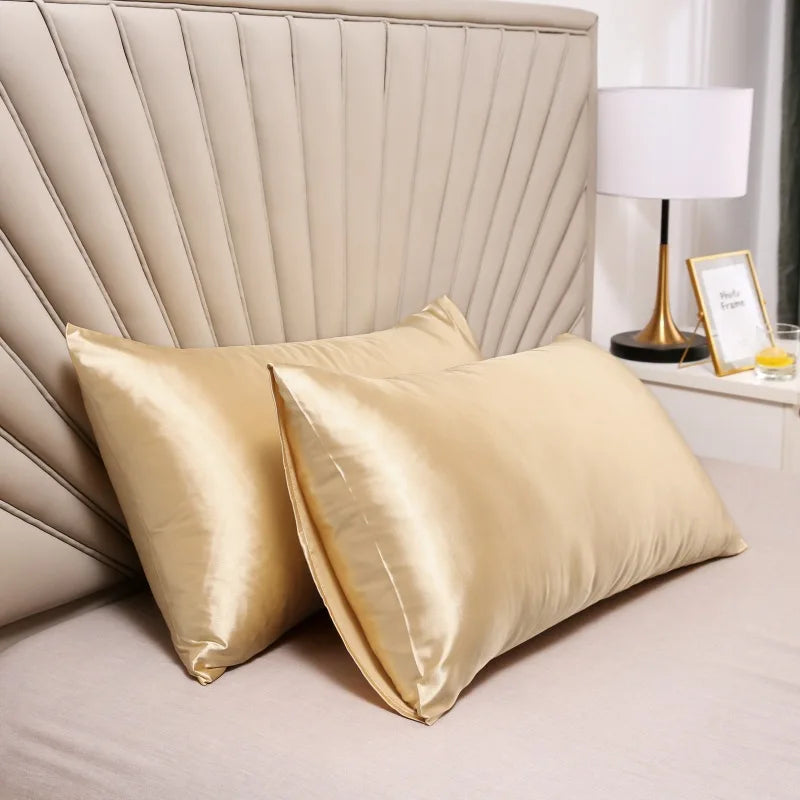100% Mulberry Silk Pillowcase – Gentle on Skin & Hair