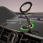 182° Foldable Magnetic Car Phone Holder – Adjustable & Secure Mount for All Smartphones