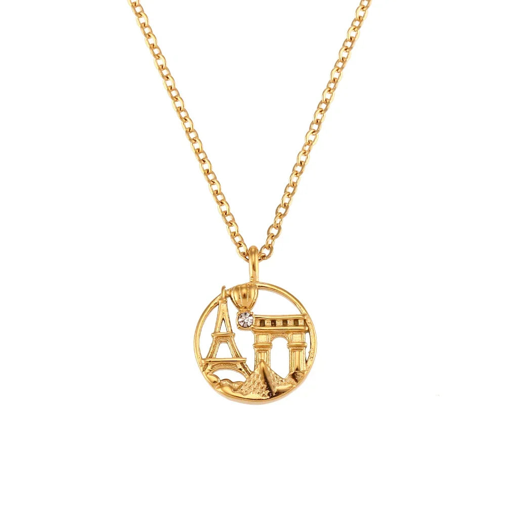 18k Landmark Adventures Travellers Necklace