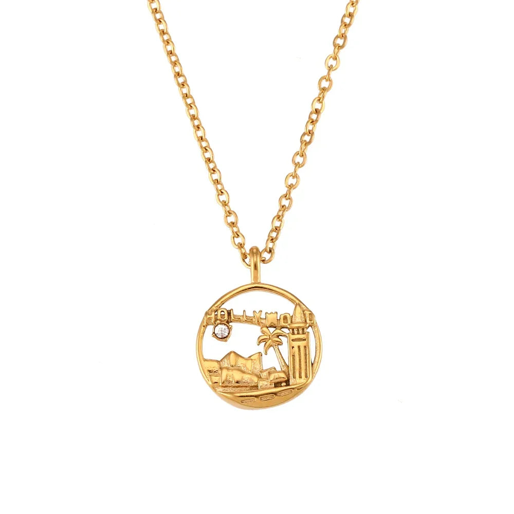 18k Landmark Adventures Travellers Necklace