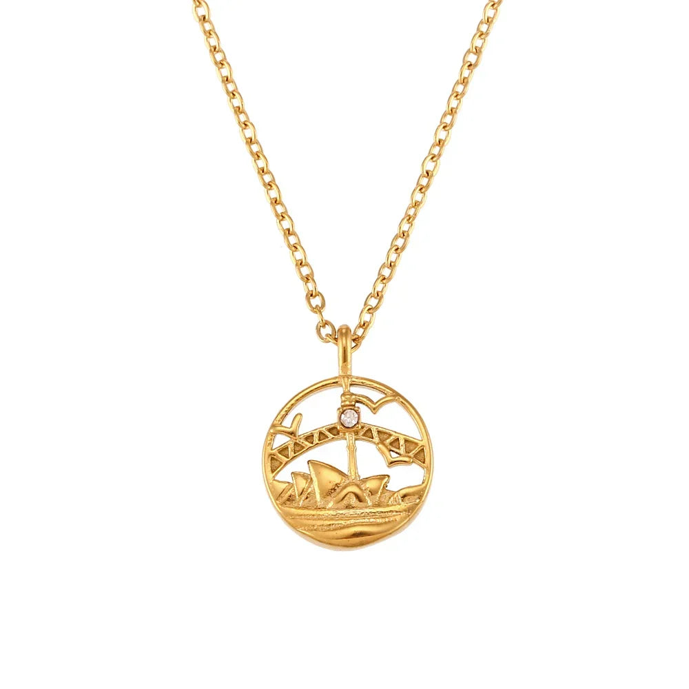 18k Landmark Adventures Travellers Necklace