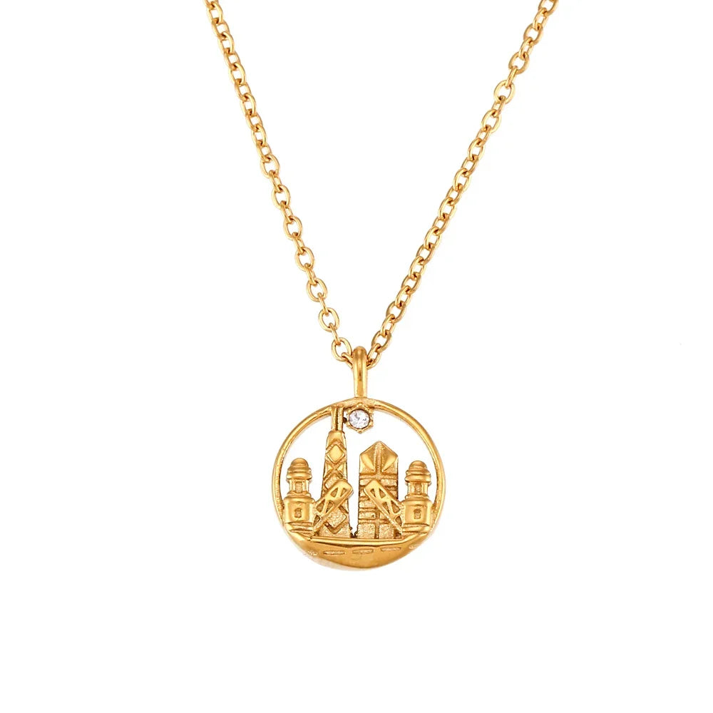18k Landmark Adventures Travellers Necklace