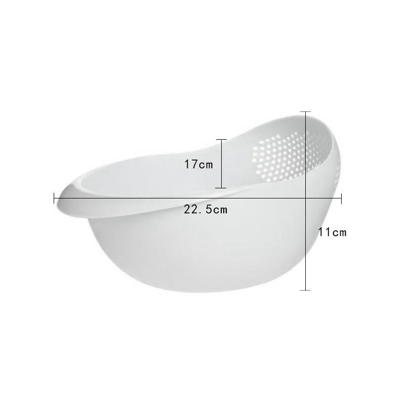 2-in-1 Easy Rice Drainer Basket