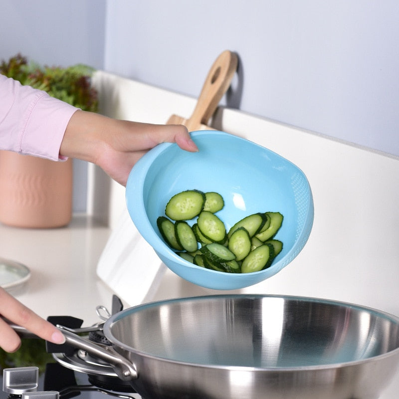 2-in-1 Easy Rice Drainer Basket