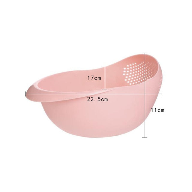 2-in-1 Easy Rice Drainer Basket