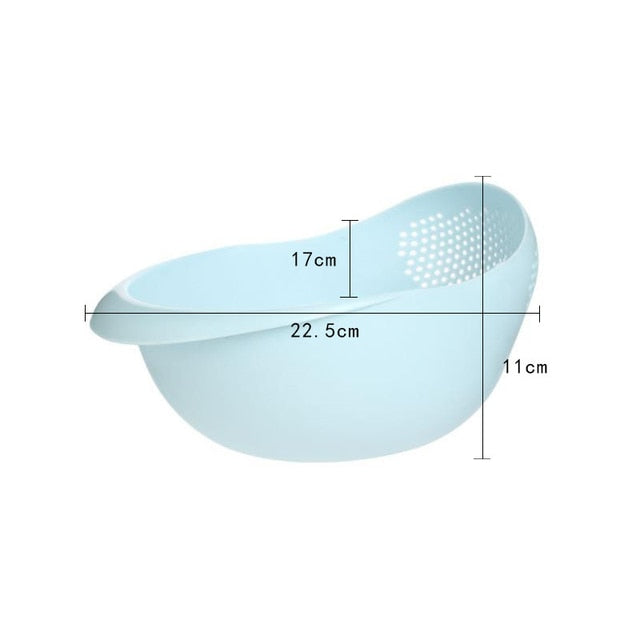 2-in-1 Easy Rice Drainer Basket