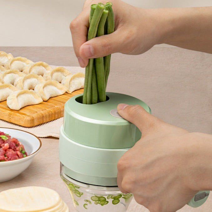 2-in-1 Portable Vegetable Slicer Blender