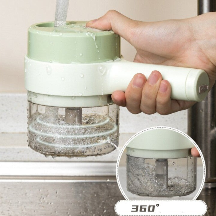 2-in-1 Portable Vegetable Slicer Blender