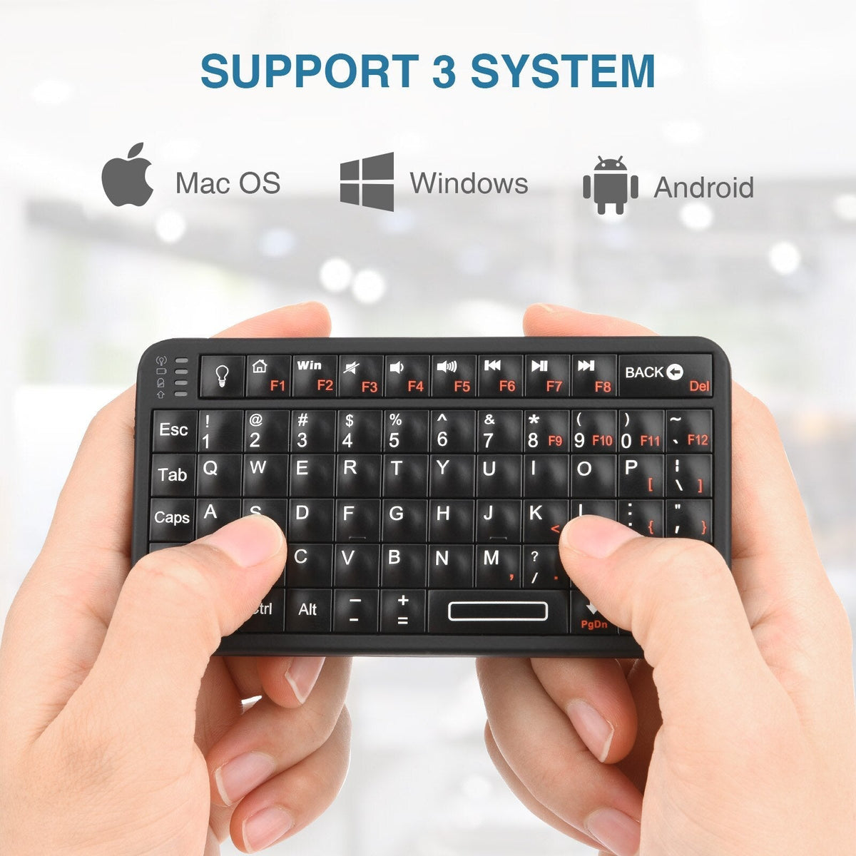 2-in-1 Wireless Freedom Air Keyboard