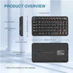 2-in-1 Wireless Freedom Air Keyboard