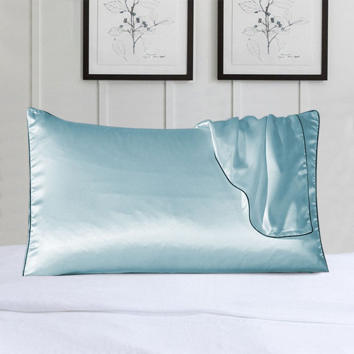 2-Pack 100% Silk Pillowcases with Trim