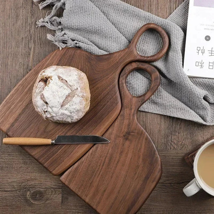 2-Pack Premium Walnut Wooden Chopping Boards – Elegant & Durable Cutting and Serving Board Set