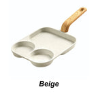 3-in-1 divided non-stick frying pan