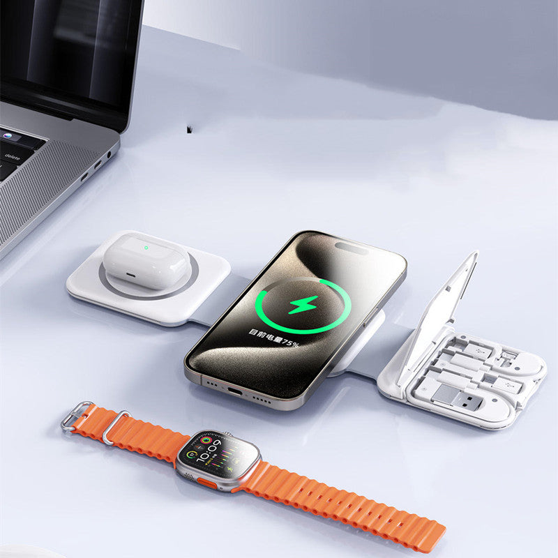 3-in-1 Multi-Functional Wireless Survival Card Charger