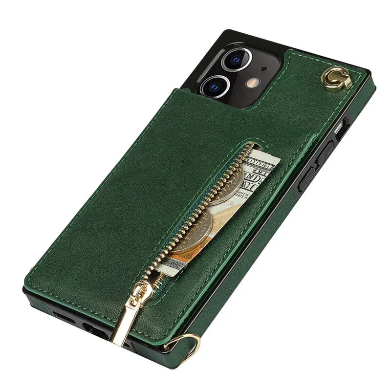 3-in-1 Phone Case with Card and Coin Pocket Crossbody Bag
