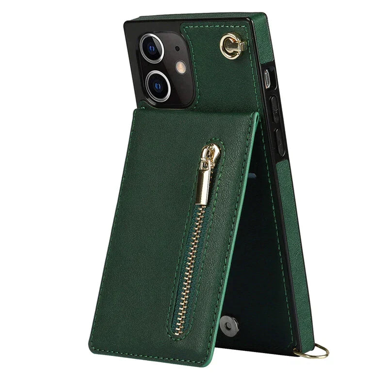 3-in-1 Phone Case with Card and Coin Pocket Crossbody Bag