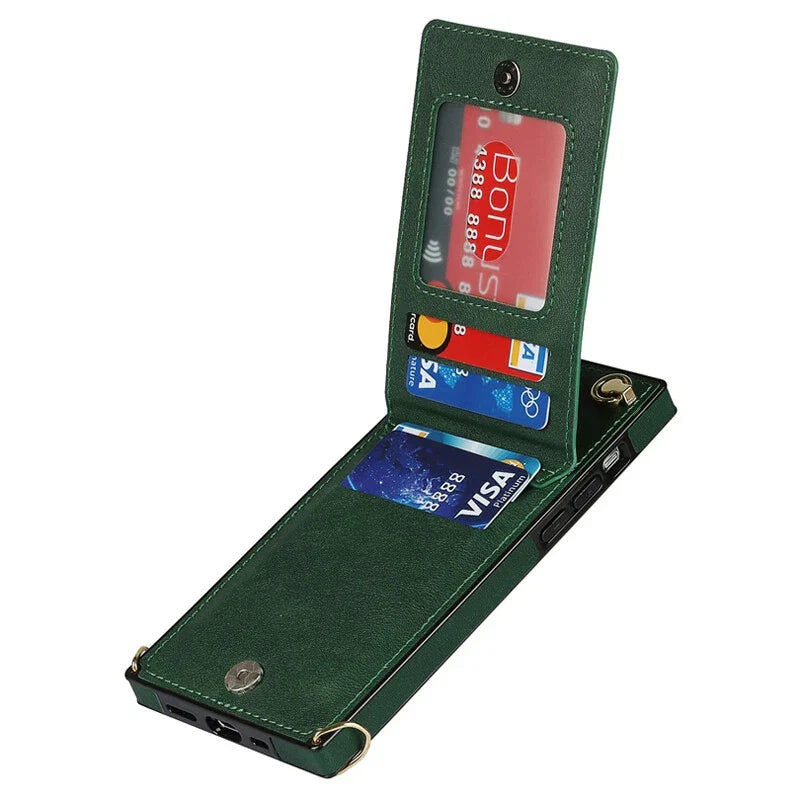 3-in-1 Phone Case with Card and Coin Pocket Crossbody Bag