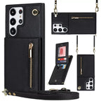 3-in-1 Phone Case with Card and Coin Pocket Crossbody Bag