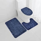3-Piece Bathroom Mat Set with Non-Slip Comfort