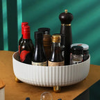 360-Degree Rotating Storage Tray and Spice Rack