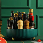 360-Degree Rotating Storage Tray and Spice Rack