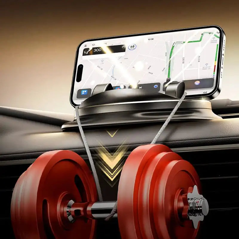 360° Rotating Car Phone Holder – Adjustable Dashboard and Air Vent Mount for Mobile Phones 4–17 cm