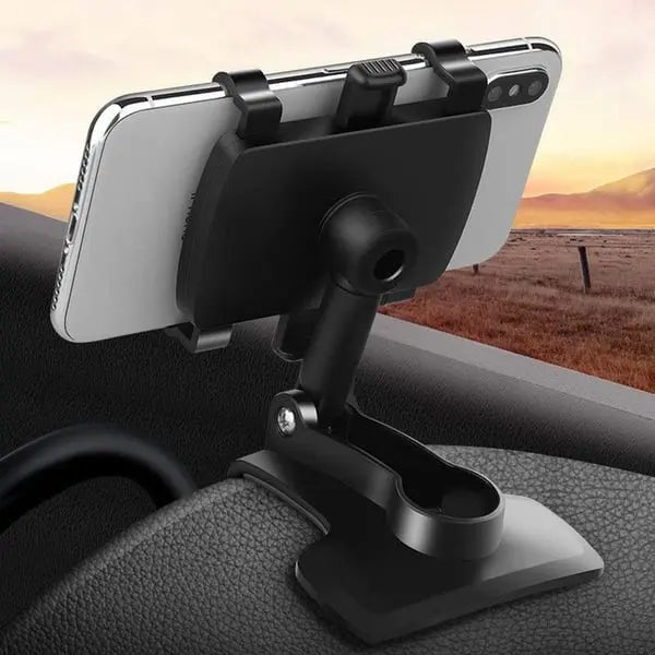 360° Rotating Car Phone Holder – Secure & Flexible Mounting