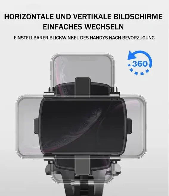 360° Rotating Car Phone Holder – Secure & Flexible Mounting