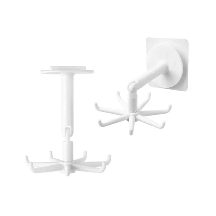 360° Rotating Folding Hook – Space-Saving & Self-Adhesive