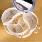 360° Rotating Jewellery Box – Multi-Level Storage Organiser with Maximum Protection