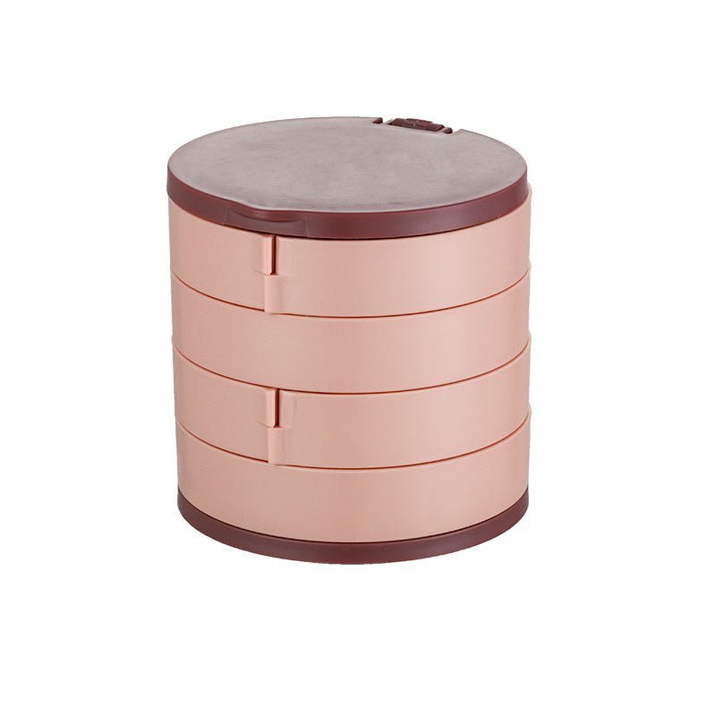 360° Rotating Jewellery Box – Multi-Level Storage Organiser with Maximum Protection