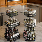 360° Rotating Spice Rack – Multi-Functional Kitchen Organiser Shelf