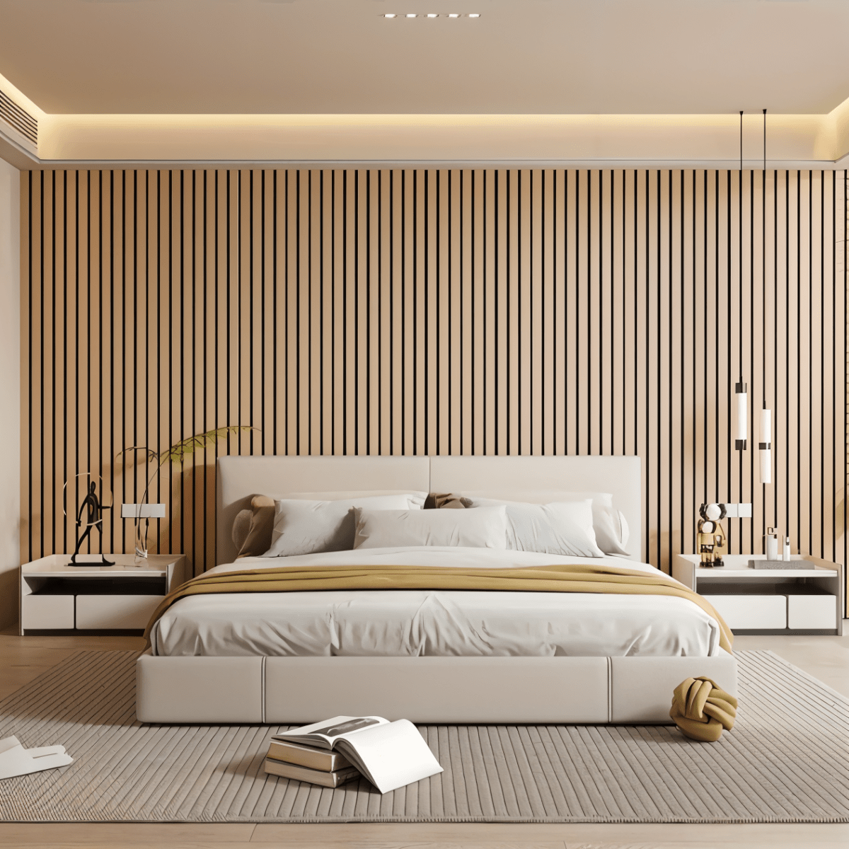 3D Acoustic Panel – Self-Adhesive Wood-Effect Wall Panels