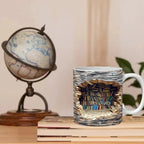 3D Bookshelf Design Ceramic Coffee Cup